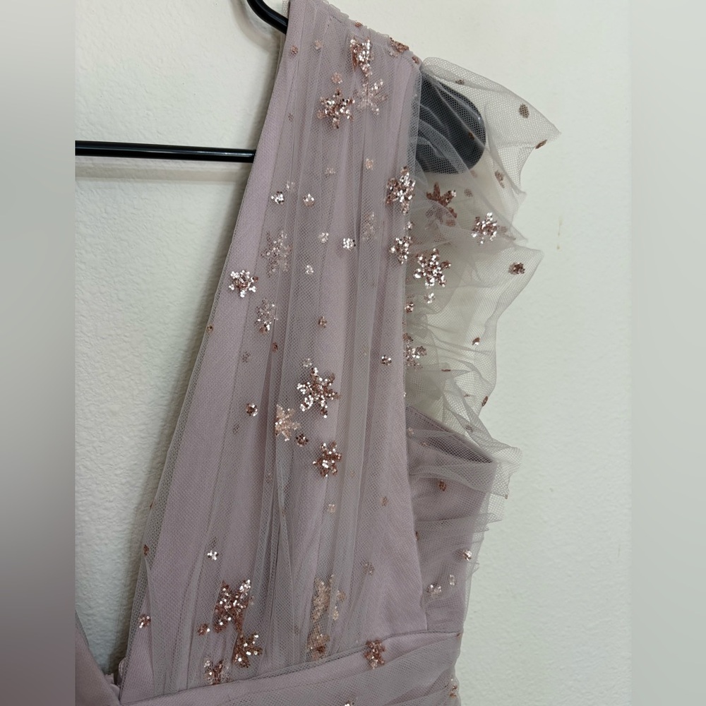 Soieblu Lavender Glitter Midi Dress - Picture 3 of 6